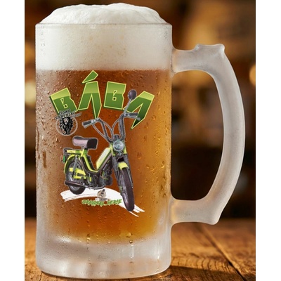 JAWA Babetta "Bába" - Půllitr skleněný 500 ml
