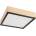 LAMKUR Плафон NATURAL SQUARE 4xE27/15W/230V 39x39 см бор/черен (LA48857)