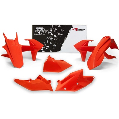 Rtech sada plastů KTM oranžová 5 dílů vč. levého krytu vzduch filtru M400-838