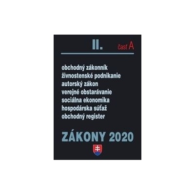 Zákon y 2020 II. časť A SK