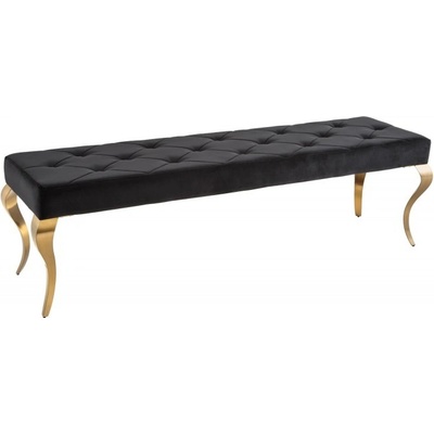Interior DE Lavice Modern Barocco Gold 170 CM černá sametLAV43386