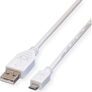 Roline Cable USB2.0 A-Micro B, M/M, 3m, Value 11.99. 8755 (11.99.8755)