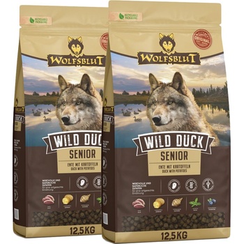 Wolfsblut Дивечова патица Сениор 2 x 12, 5 кг