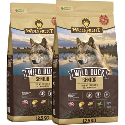 Wolfsblut Дивечова патица Сениор 2 x 12, 5 кг