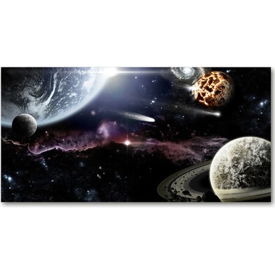 Foto obraz sklo tvrzené tropická pláž 100x50 cm
