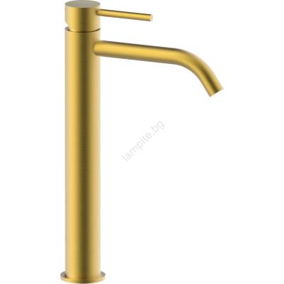 PAFFONI - Смесител за умивалник LIGHT EXCLUSIVE четкано злато (PF0097)