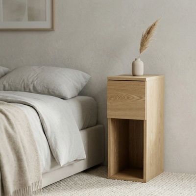 Edaxo Teny 20 x 30 x 55 cm hnědý – Sleviste.cz