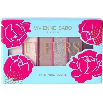 Vivienne Sabo Палитра сенки за очи 6 цвята Fleurs naturelles PIVOINE Vivienne Sabo (VG00141504)