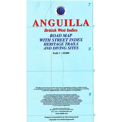 mapa Anguilla 1:25 t.