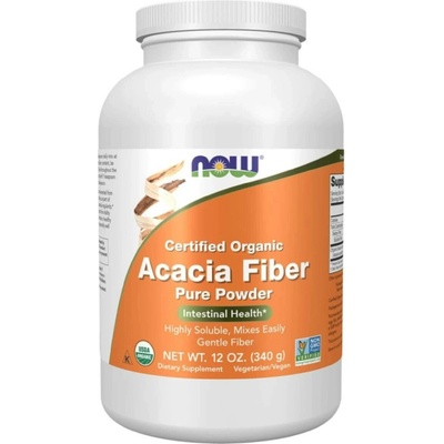 Now Foods Acacia Fiber Organic Powder Akácie 340 g
