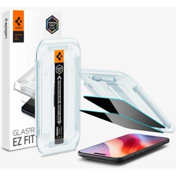 Spigen iPhone Air SPIGEN EZ FIT защитно стъкло за екран 2бр. 2.5D, 9H + рамка, TRANSFER AGL09862 (AGL09862)