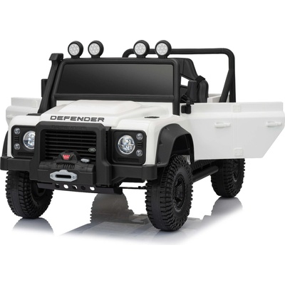 Beneo Elektrické autíčko Land Rover Defender 110 SVX 12V bílá