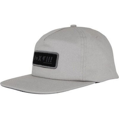 INDEPENDENT Exclamation Snapback Unstructured Hat Grey 154826