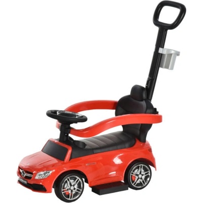 mamido Mercedes s vodící tyčí červené