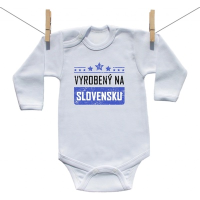 Body s dlhým rukávom Vyrobený na Slovensku