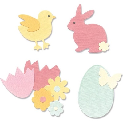 Sizzix Velikonoční tvary vyřezávací kovové šablony Thinlits 11 ks – Hledejceny.cz