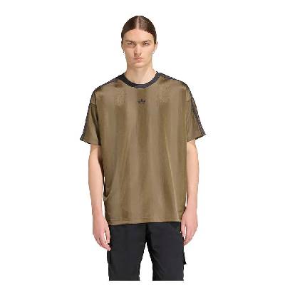 Тениска Adidas Originals Adicolor Jacquard Jersey short sleeve T-shirt - Brown (Blanch Brown)