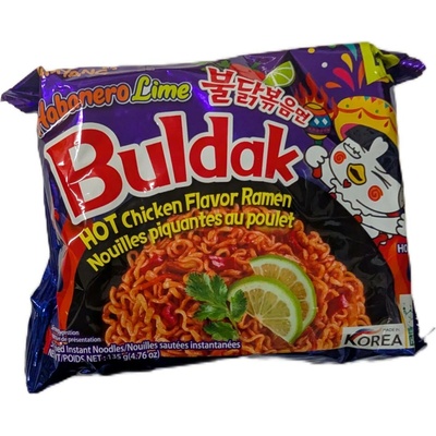 Samyang Buldak kuřecí ramen polévka Habanero Lime 135 g