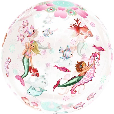 Djeco Надуваема топка Djeco - Русалка, 35 cm (DJ00176)