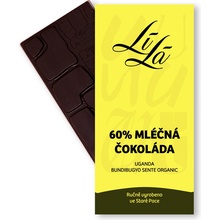 LÍLÁ 60% mléčná čokoláda Uganda 50 g