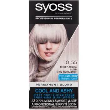 Syoss Permanent Coloration Permanent Blond перманентна боя за коса 50 ml нюанс 10-55 Ultra Platinum Blond за жени