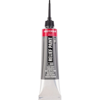 Amsterdam Relief Боя за стъкло Lead Grey 20 ml 1 бр (58047361)