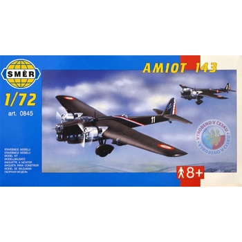 Směr Model letadlo Amiot 143 stavebnice letadla 1:72