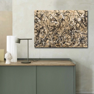 ASIR Obraz na plátně reprodukce PODZIMNÍ RYTMUS J. POLLOCK 70 cm