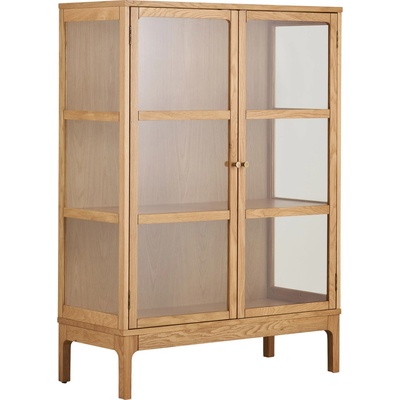 House Nordic Zamora dřevěná prosklená 126 cm hnědá