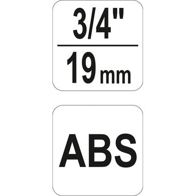 YATO YT-99812 HADICOVÁ KONCOVKA 3/4 YT-99812