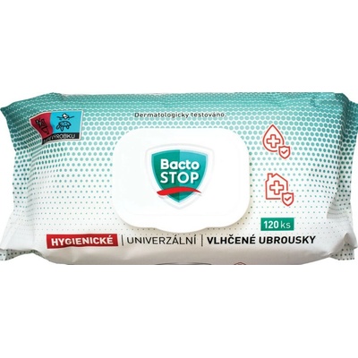 BactoSTOP Dezinfekčné vlhčené obrúsky 120 ks