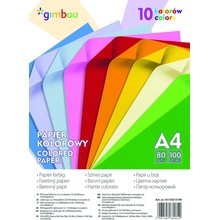 Barevné papíry A4 80 g intenzivní mix 100 listů