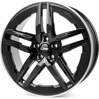 Cms C29 8.5x19 5x112 ET42 polished rim black gloss
