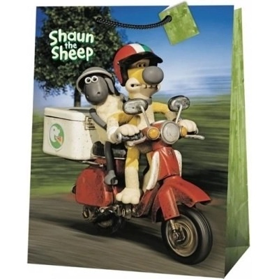 Ovečka Shaun, dárková taška, jumbo 5 - motorka