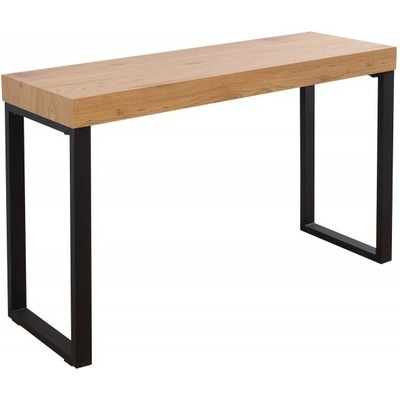 Ainnde Black Desk dubový vzhled OS38429 – Zboží Dáma