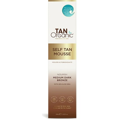 Tan Organic samoopalovací pěna (Self Tan Mousse) 120 ml