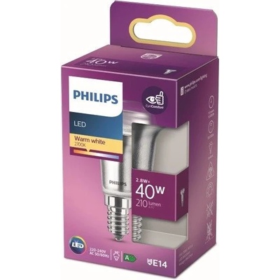 Philips LED žiarovka 1x2,8W E14 210lm 2700K teplá biela, Eyecomfort