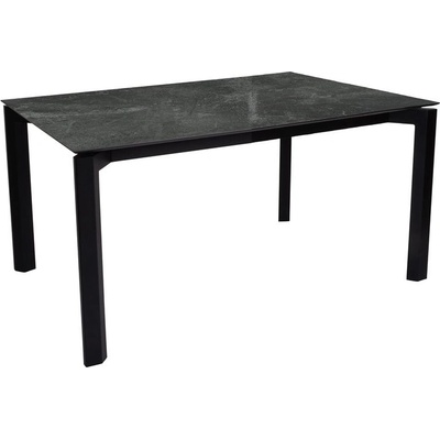 Stern Jídelní stůl Penta, Stern, obdélníkový 130 x 80 x 73 cm, rám hliník barva dle vzorníku, deska teak