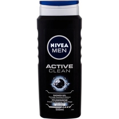 Nivea Men Active Clean sprchový gél 12 x 500 ml