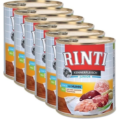 Rinti Kennerfleisch Junior Kuře 6 x 800 g