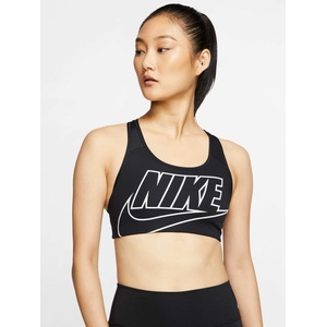 NIKE Спортен сутиен swoosh futura (bv3643-010)