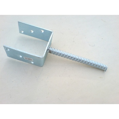 Domax patka sloupku do betonu PS 120 U, galvanický zinek DMX48065