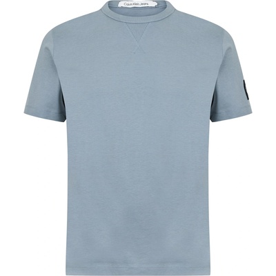 Calvin Klein Jeans Тениска Calvin Klein Jeans Monogram Badge T-Shirt - Overcast Grey