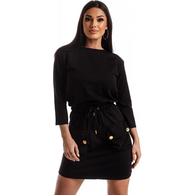 Edoti Черна дамска рокля Edoti Edoti | Cheren | ЖЕНИ | S