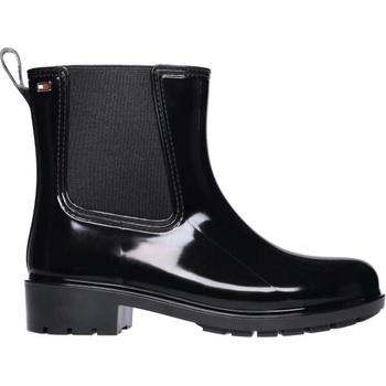 Tommy Hilfiger FLAG RAINBOOT Dámské holínky černá
