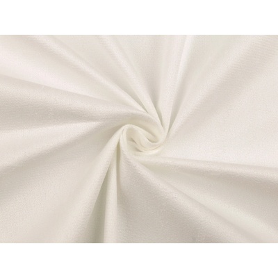 Úplet / imitace broušené kůže, střední, 1 Off White
