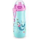 Nuk Чаша NUK - Sports cup, 450 ml, 24+ месеца, Синьо с розово (10255412-Русалка)