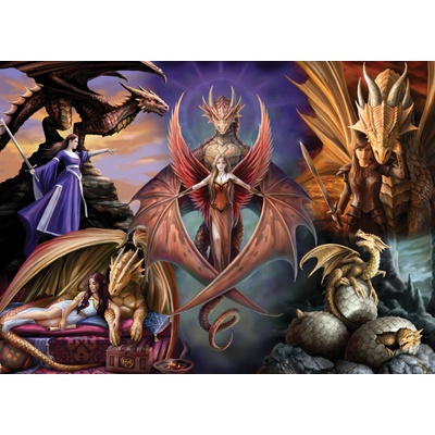 Bluebird Puzzle - Puzzle Anne Stokes: Dragon Fellowship - 1 000 piese