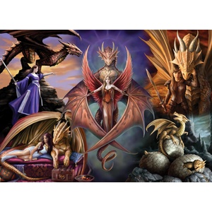 Bluebird Puzzle - Puzzle Anne Stokes: Dragon Fellowship - 1 000 piese
