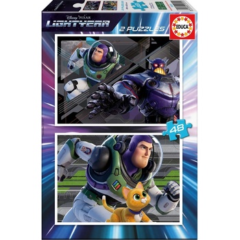 Educa Пъзел за деца Educa - Светлинна година, 2 х 48 части (EDU19315)